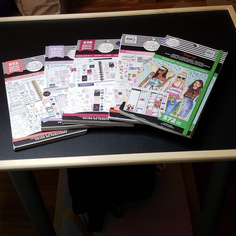 Happy Planner Sticker Set Happy Planner Sticker books Choose Happy, Wellness